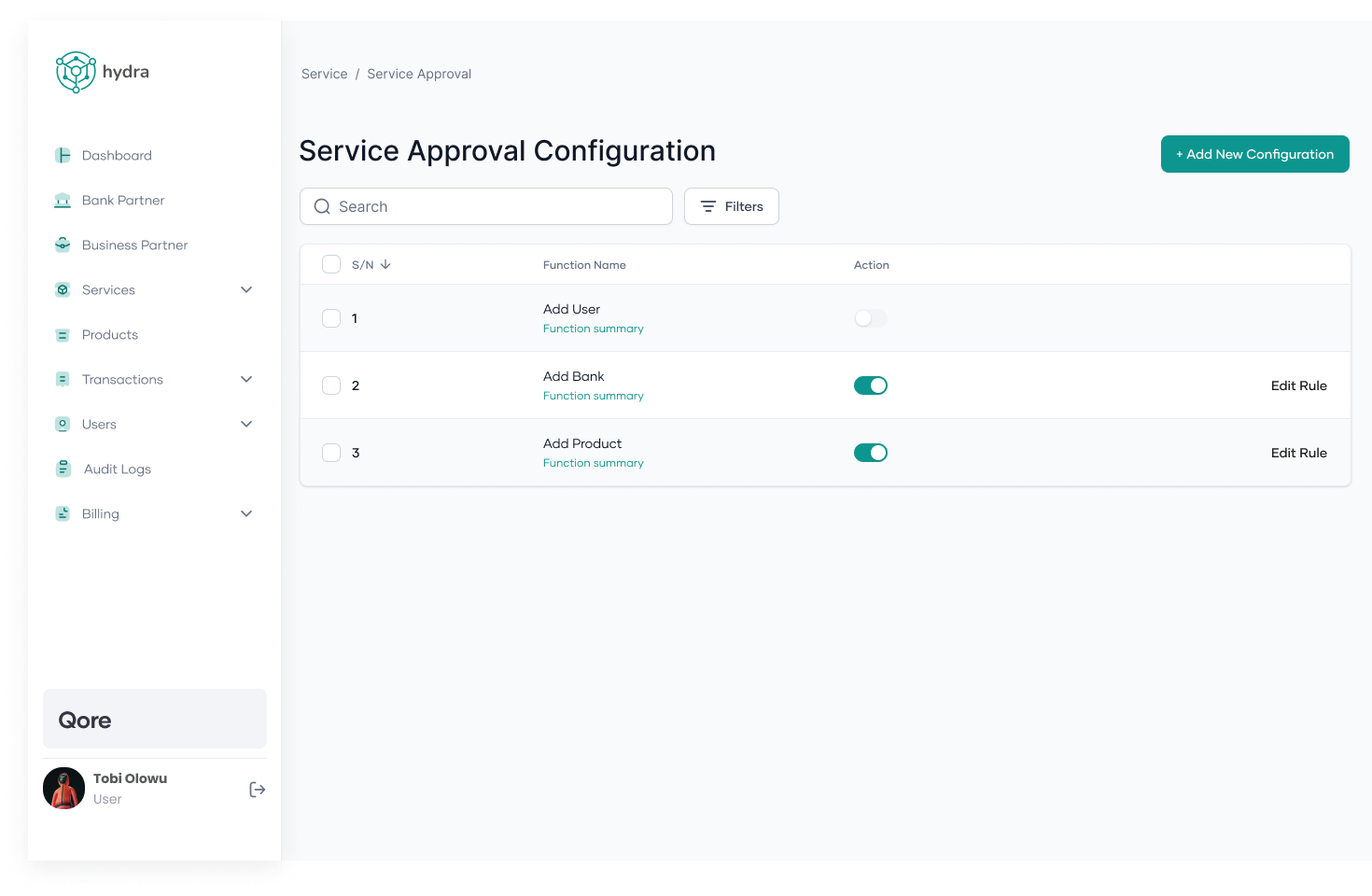 Service Configuration